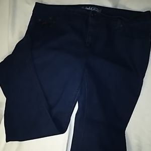Dark blue plus size jeans 24W